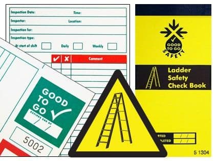 51304 Good to go safety ladders check book (H210xW100xD5mm) Safety Sign