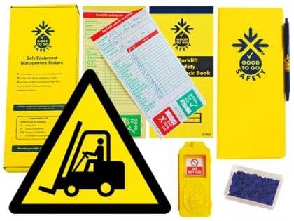 51309 Good to go safety forklift weekly kit (320x125x40mm) Safety Sign