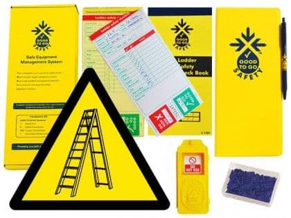 51311 Good to go safety ladders weekly kit (320x125x40mm) Safety Sign