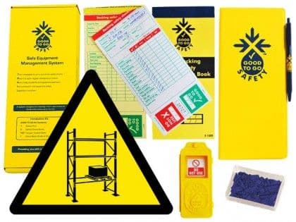 51312 Good to go safety racking weekly kit (320x125x40mm) Safety Sign