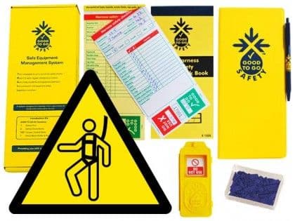51326 Good to go safety harness weekly kit (320x125x40mm) Safety Sign