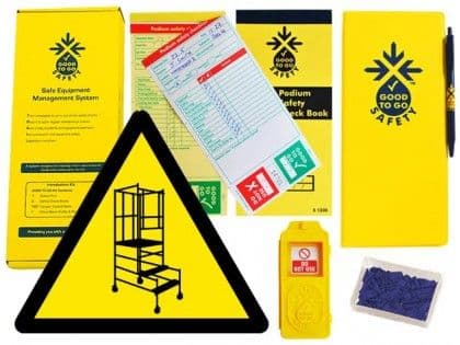 51331 Good to go safety podium steps weekly kit (320x125x40mm) Safety Sign