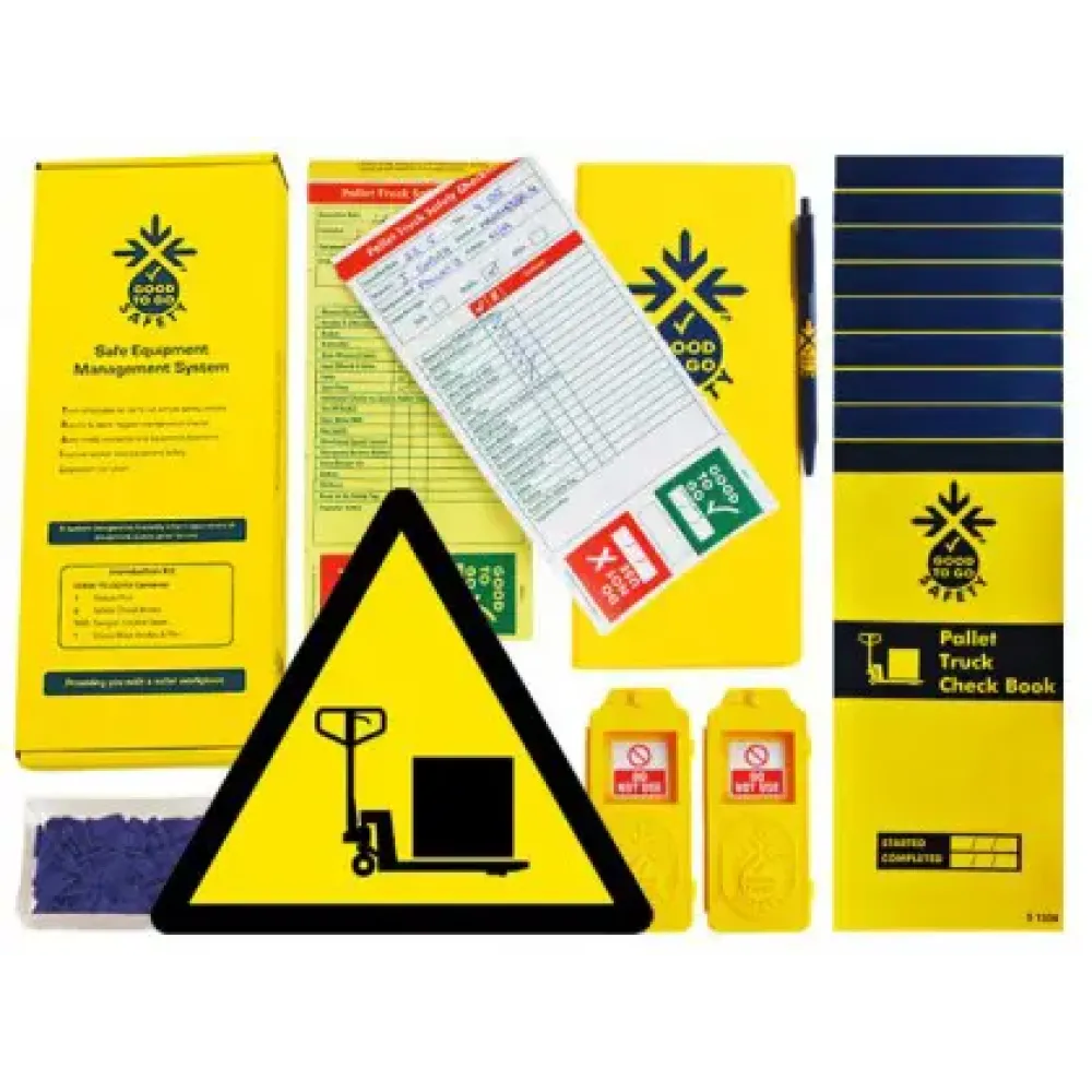 51338 Good To Go Safety Pallet Truck Daily Kit (2 tags, 300 seals, 11 check books & 1 wallet with pen) Miscellaneous