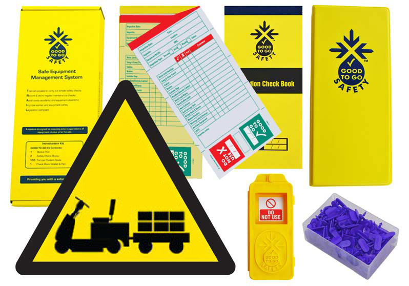 51358 Good To Go Safety Tow Tractor Weekly Kit (1 tag, 100 seals, 2 check books & 1 wallet with pen) Miscellaneous