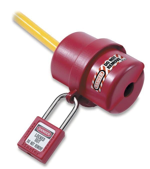 53305 Plug Lockout, Large Safety Sign