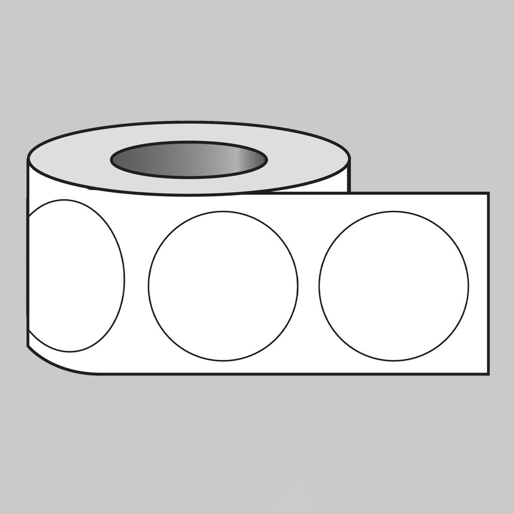 53513 Roll of 100 labels (custom design) 65mm dia Circle Miscellaneous
