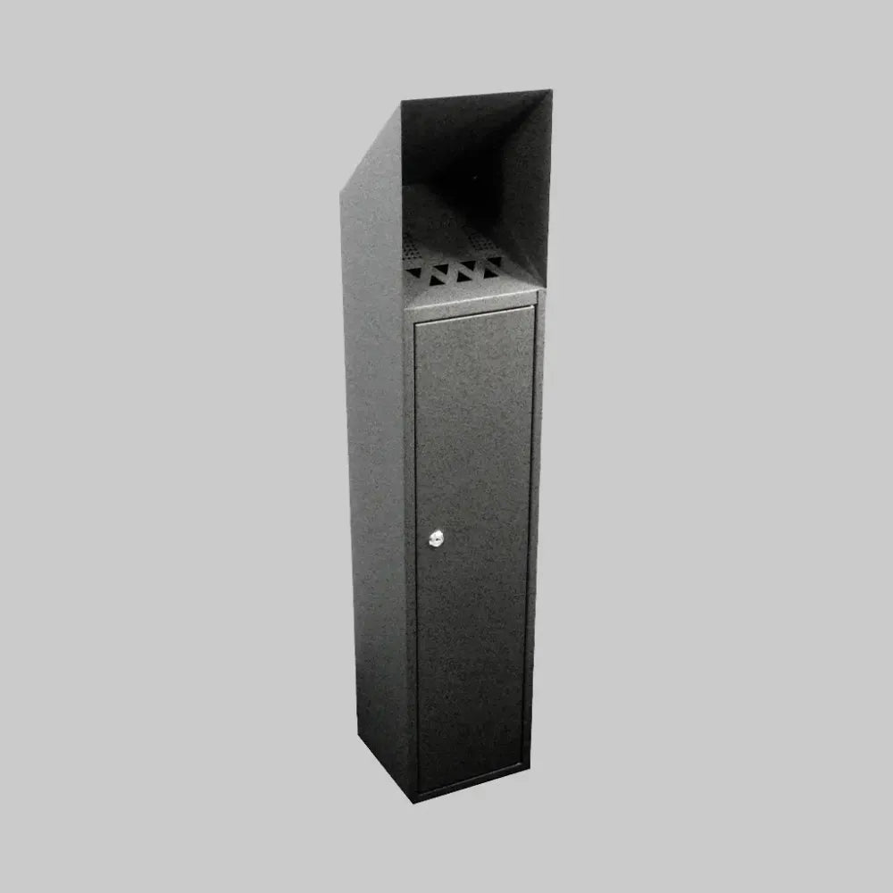 53524 Floor standing cigarette bin 1000mm highx200x200mm base Miscellaneous