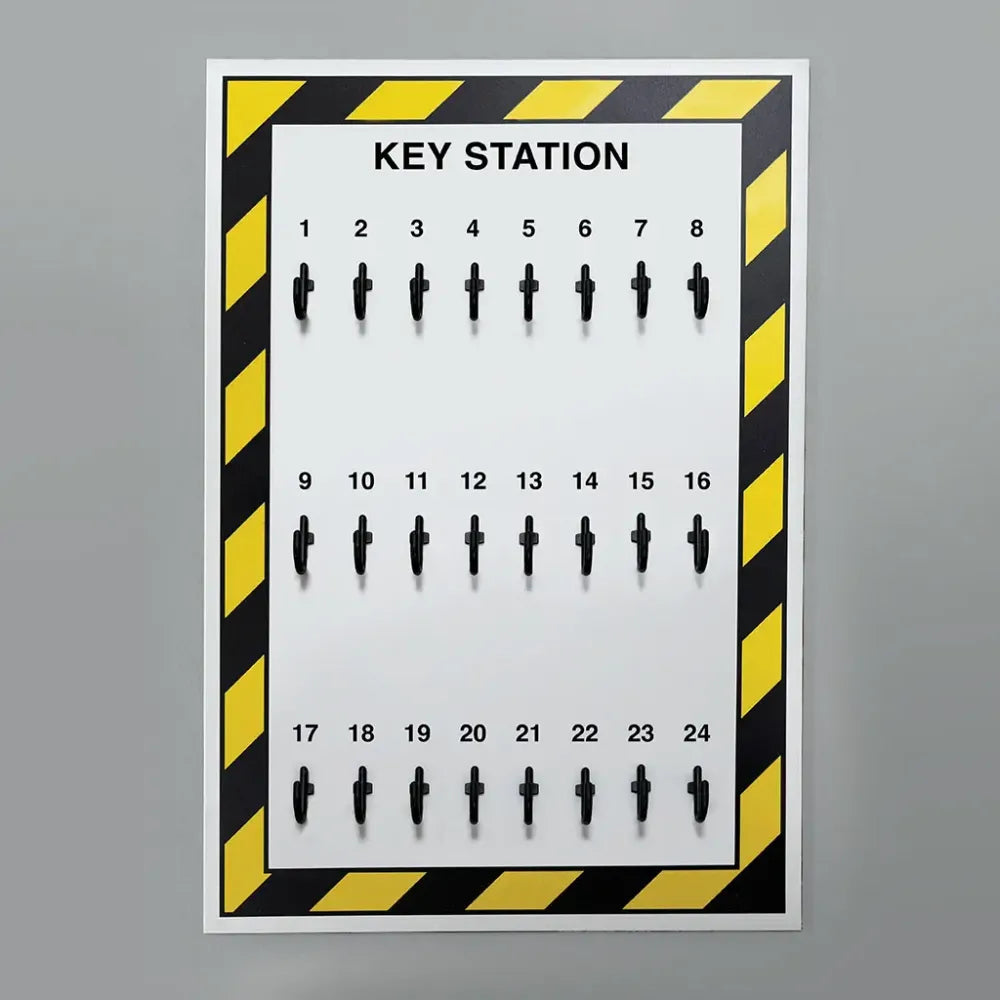 53707 Key Station, 24 Key Hooks 360x540mm 5mm foam PVC board Miscellaneous