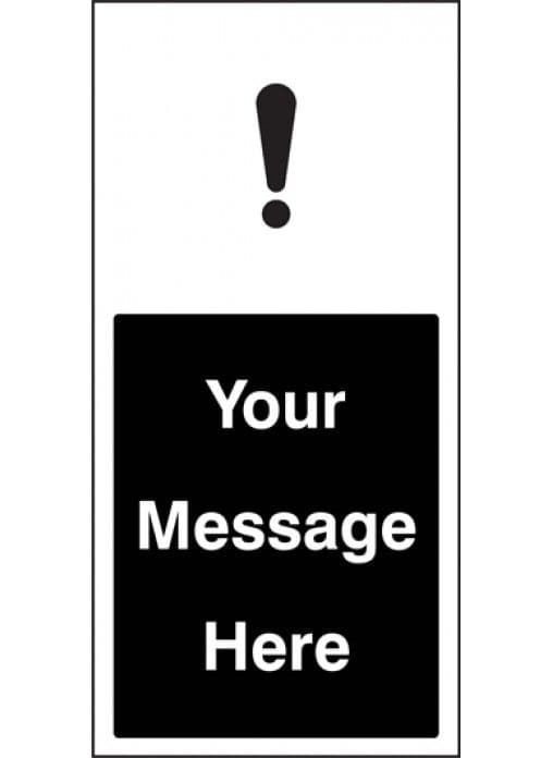 55112 Cover-Up Sign Your message here (880x430x350mm) Safety Sign