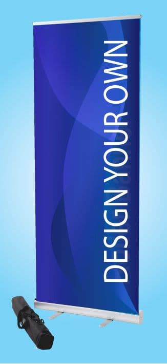 55123 Roller Banner Your message here 2000x800mm (2000x800mm) Safety Sign