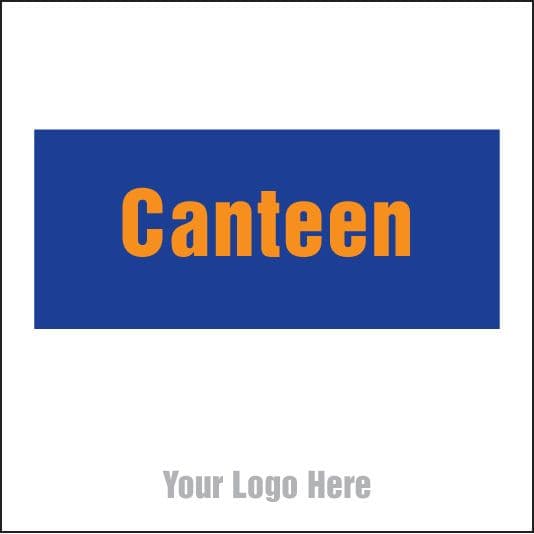 55712 Canteen, site saver sign 400x400mm (400x400mm) Safety Sign
