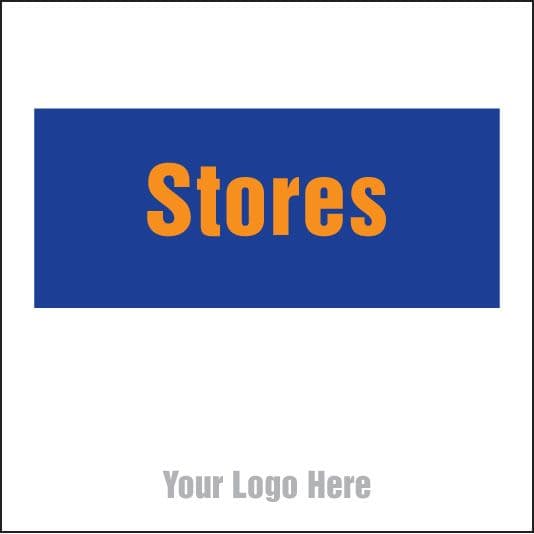 55718 Stores, site saver sign 400x400mm (400x400mm) Safety Sign
