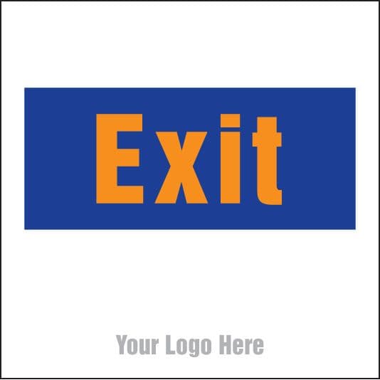 55736 Exit, site saver sign 400x400mm (400x400mm) Safety Sign