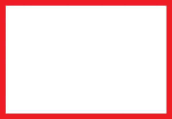 56191 Blank Adapt-a-sign - Red Border 215x310mm (215x310mm) Safety Sign