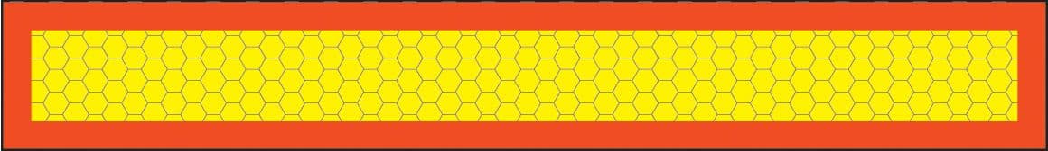 56347 ECE70 Vehicle marking plate 1200x200mm boxed (1200x200mm) Safety Sign