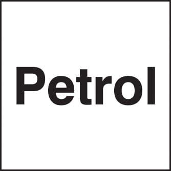 56350 Petrol 150x150mm self adhesive (150x150mm) Safety Sign