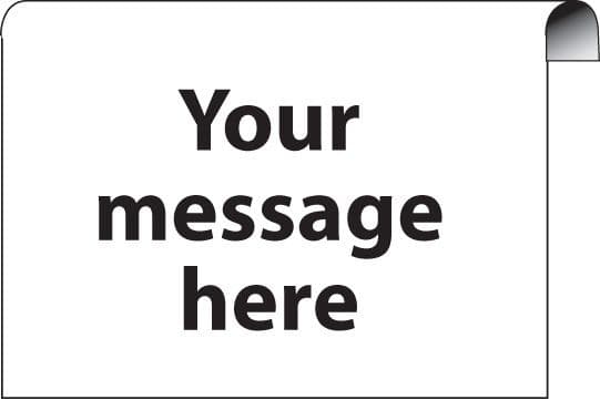 56386 Design your own roll top sign 600x400mm (600x400mm) Safety Sign