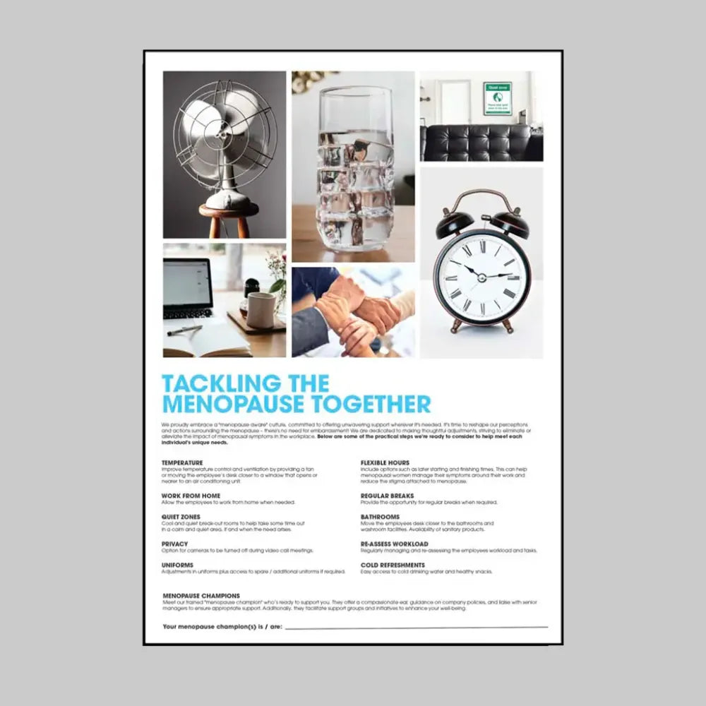 57138 Tackling the menopause together Poster- 420x594mm synthetic paper Miscellaneous - Posters & Frames
