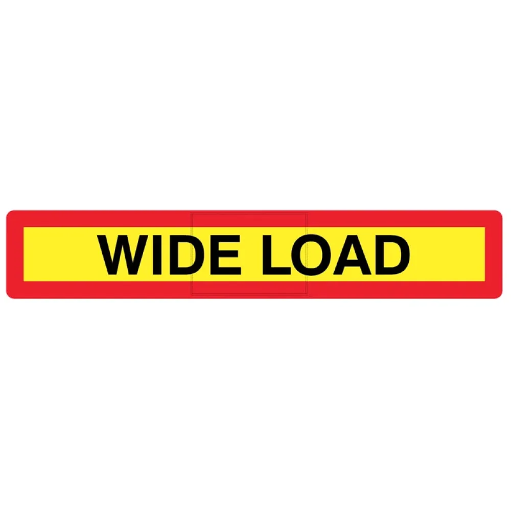 57144 Wide load panel 1265x225mm reflective aluminium Miscellaneous