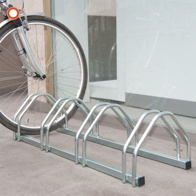 58057 Bicycle Rack for 4 (HxWxD): 255x1025x330mm Safety Sign