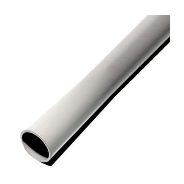 58676 Grey galvanised steel pole powdercoated 2.5mtr x 50mm