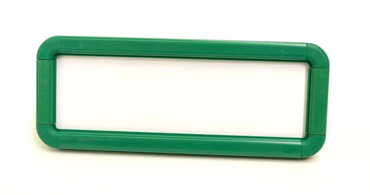 58704 Suspended frame 450x150mm green c/w kit (450x150mm) Safety Sign