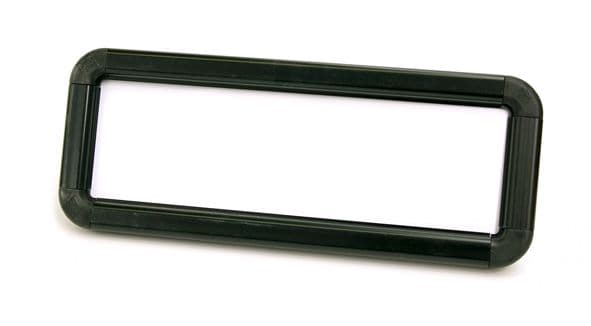 58716 Suspended frame 300x100mm black c/w kit (300x100mm) Safety Sign