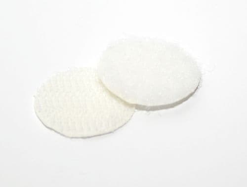 58728 Velcro hook and loop pad (pk 10) (20mm dia) Safety Sign