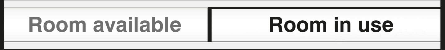 59147 Room in use/room available door slider (300x40mm) Safety Sign