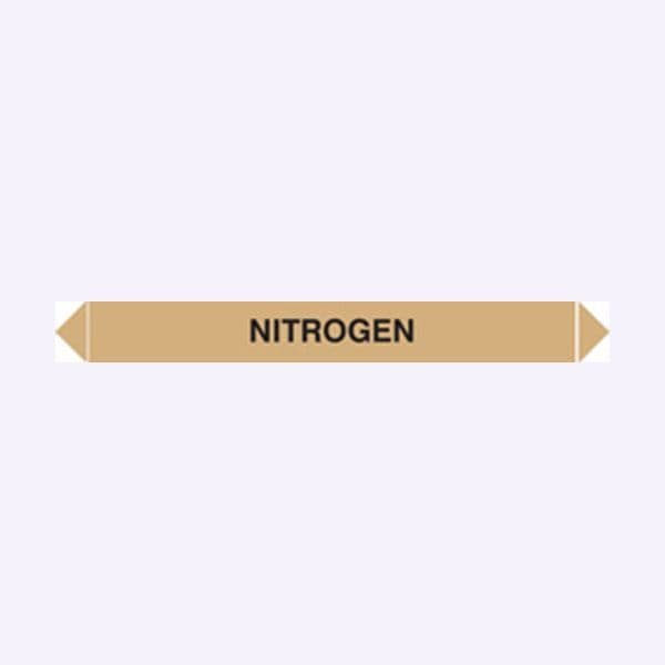 59902 Flow marker pk of 5 nitrogen (300x40mm) Safety Sign