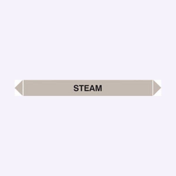 59941 Flow marker Pk of 5 steam (300x40mm) Safety Sign