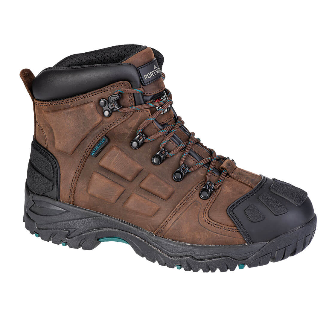 FT05 Steel Leather Ankle Boot S7 HRO CI LG SR SC FO - Brown