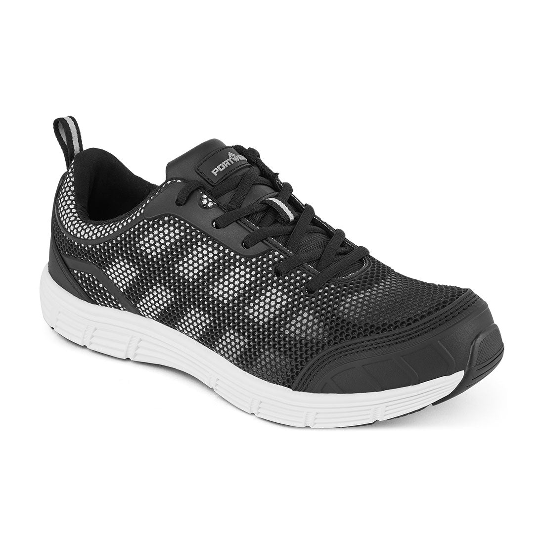 FT15 Steel Textile Trainer S1P FO SR - Black/White