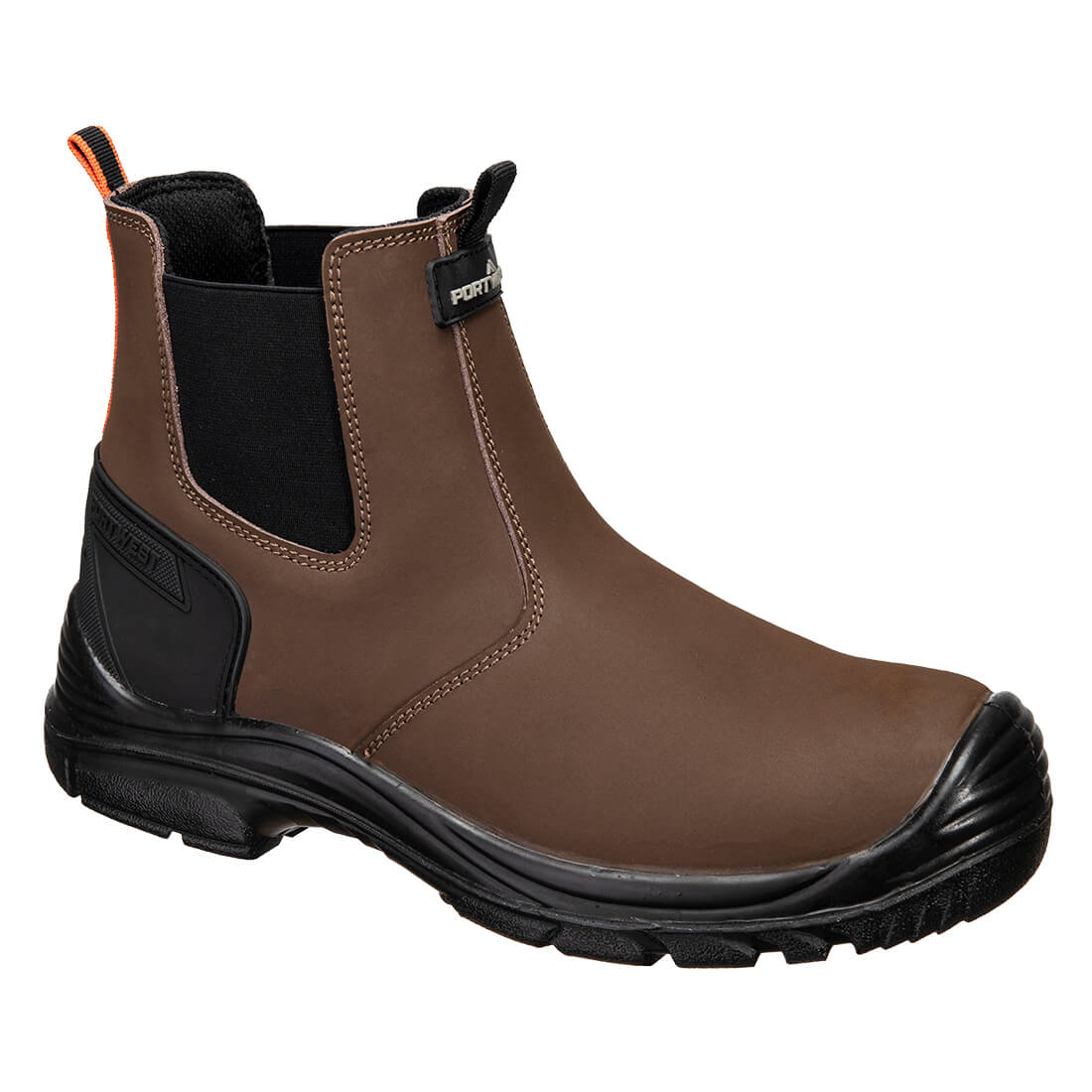 FV02 Steel Action Nubuck Dealer Boot S7 SC FO SR - Brown/Black