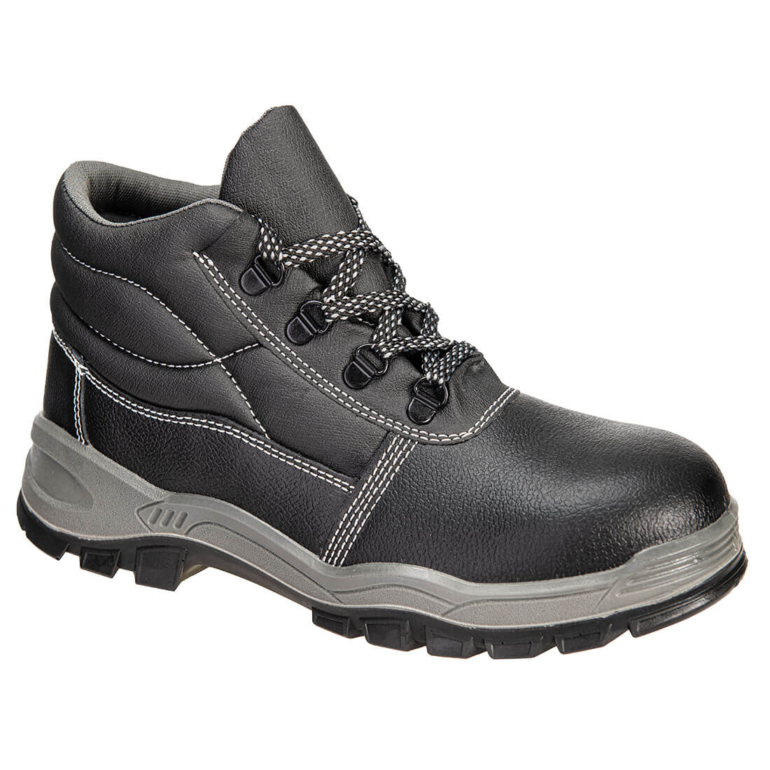 FW23 Steel Action Leather Mid Boot S3 SR FO - Black