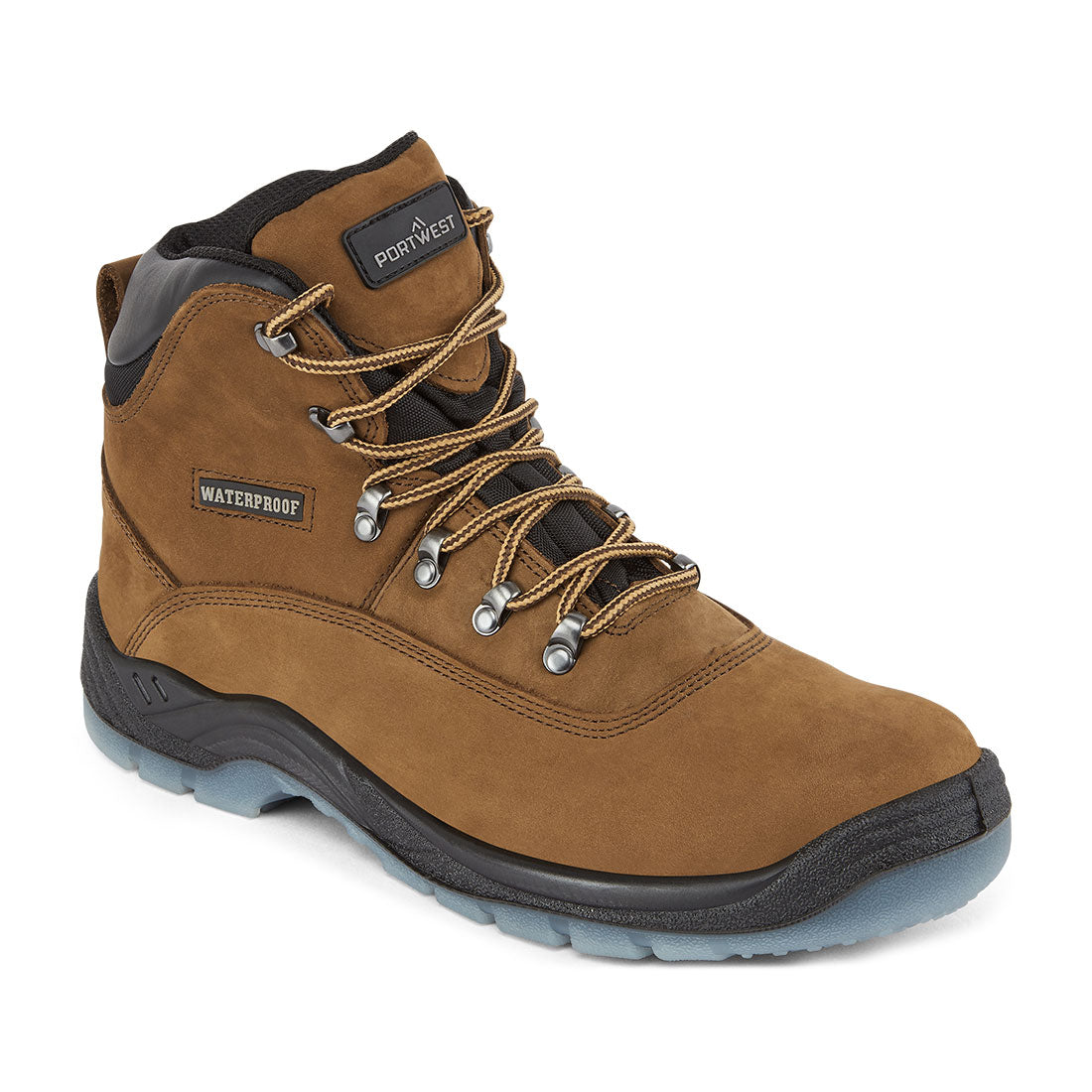FW57 Steel Leather Ankle Boot S7 FO SR - Brown