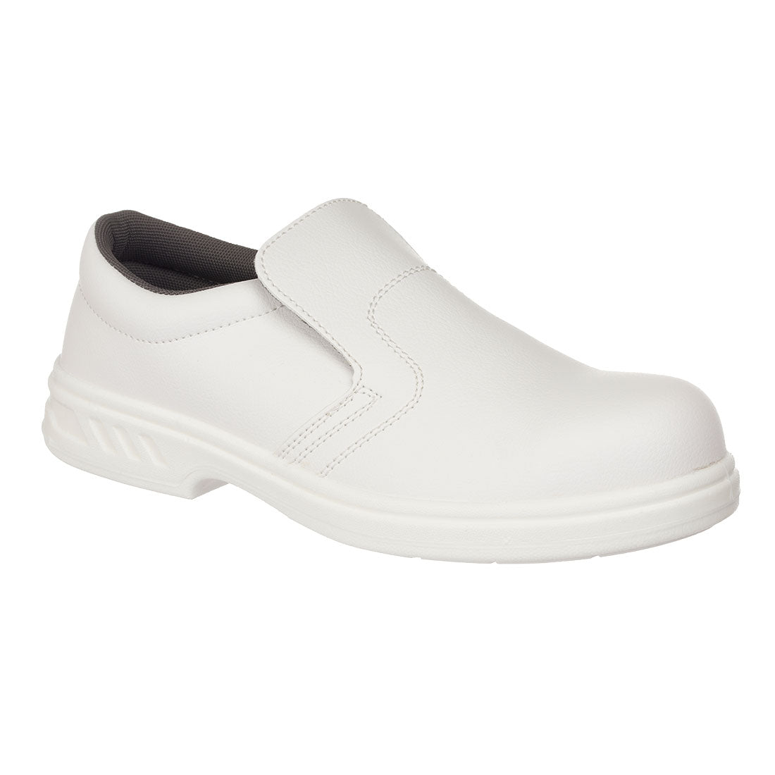 FW81 Steel Microfibre Slip on Shoe S2 FO SR - White