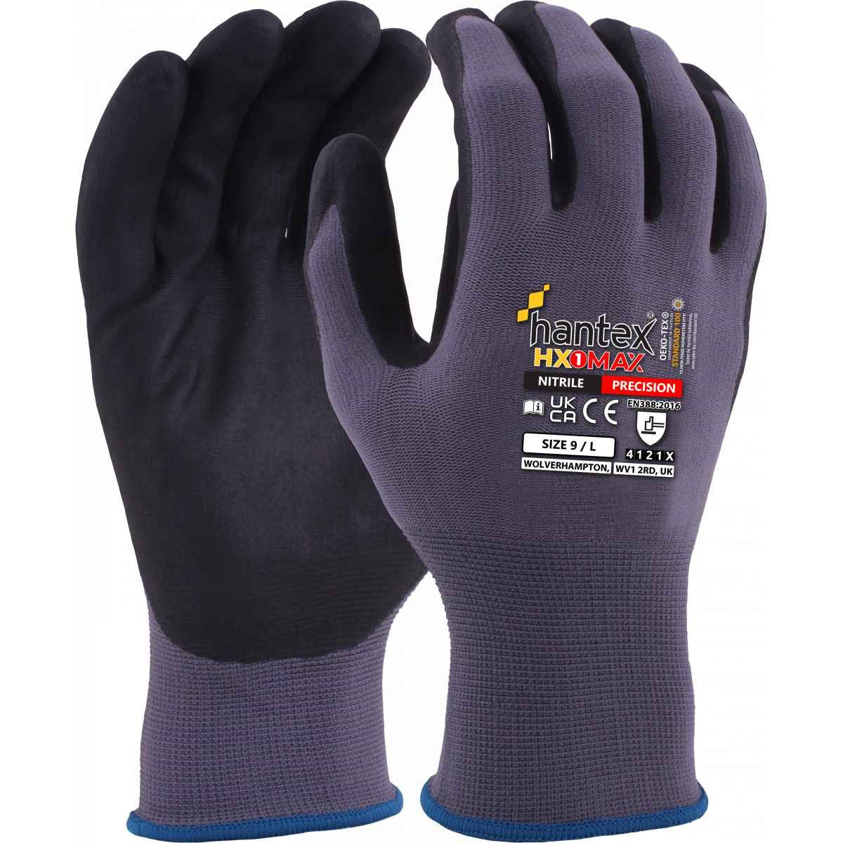 Hantex® HX1-MAX-Microfoam Palm Nylon/Lycra (Pack of 10)