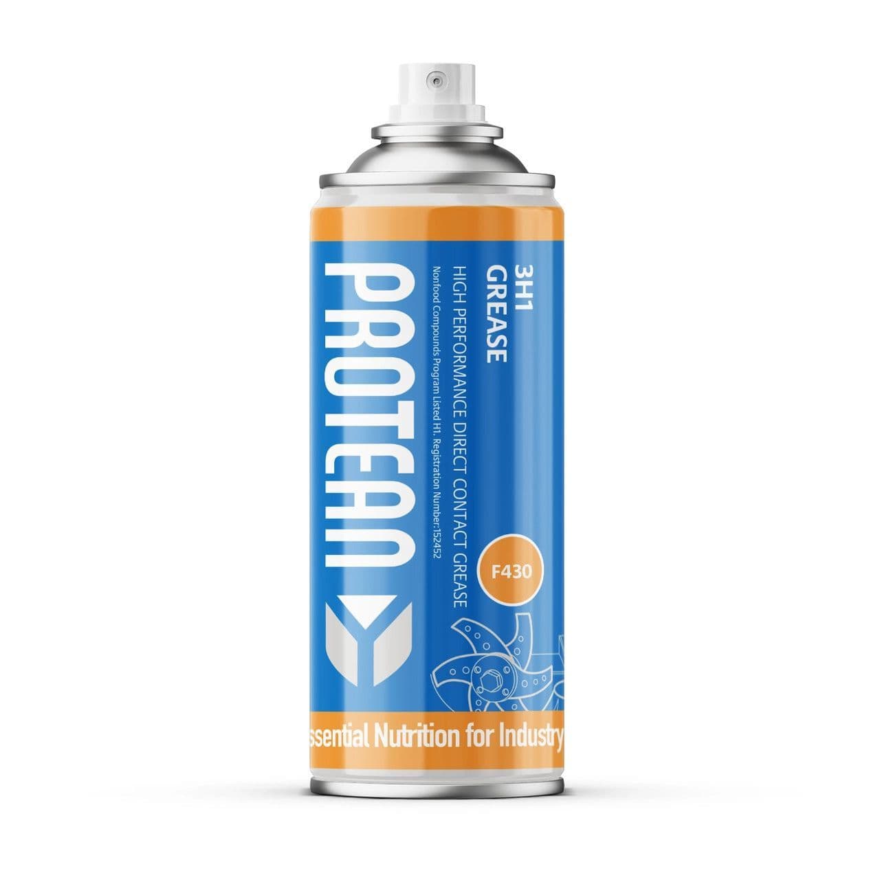 F430 PURE 3H Grease Spray - Size 400 ml / Sold in packs of 12
