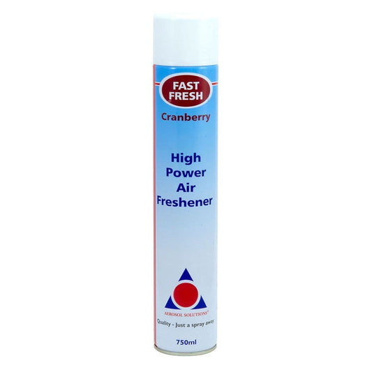 0322 FAST FRESH High Powered Air Freshener Cranberry  - Pack of 6 x 750ml