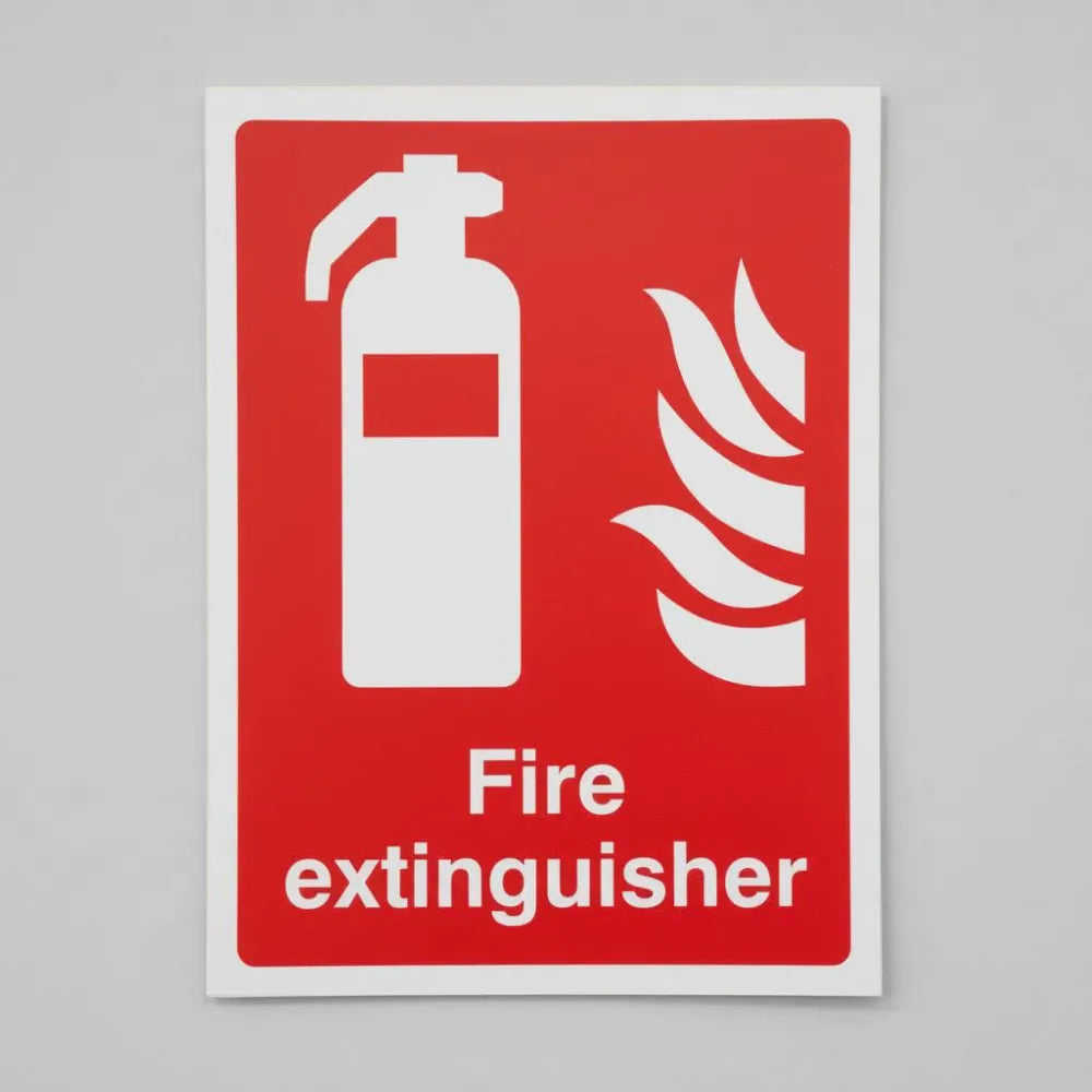 71013K Fire extinguisher Ultra Durable 2mm PET (400x300mm) Safety Sign