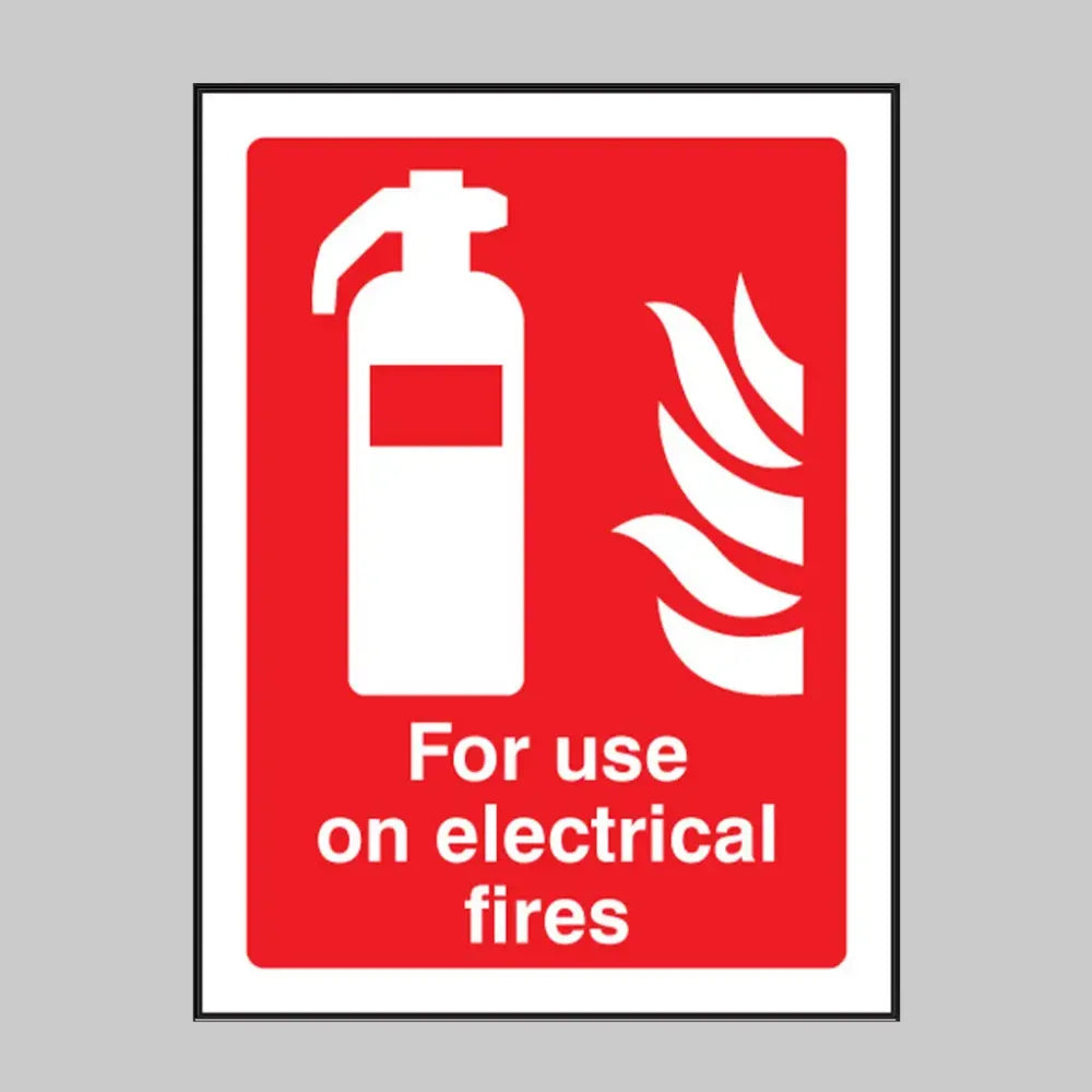 For use on electrical fires