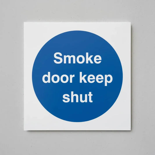 Smoke door keep shut