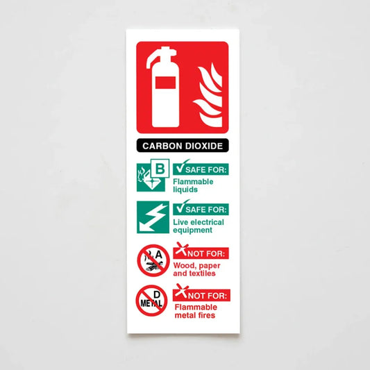 Co2 extinguisher identification
