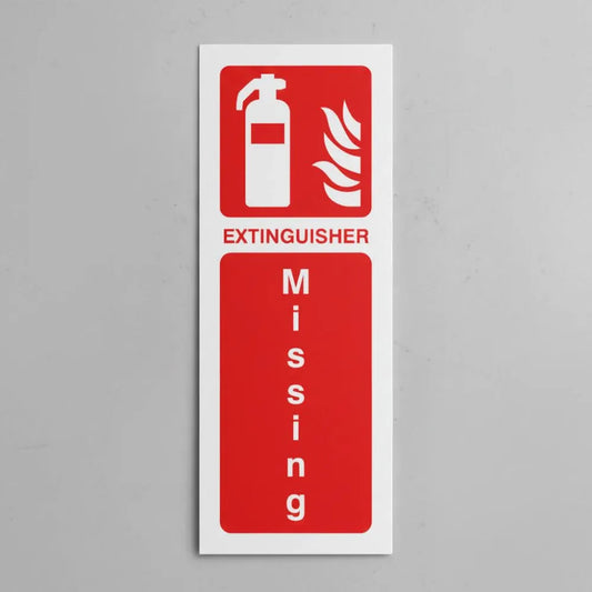 Extinguisher missing