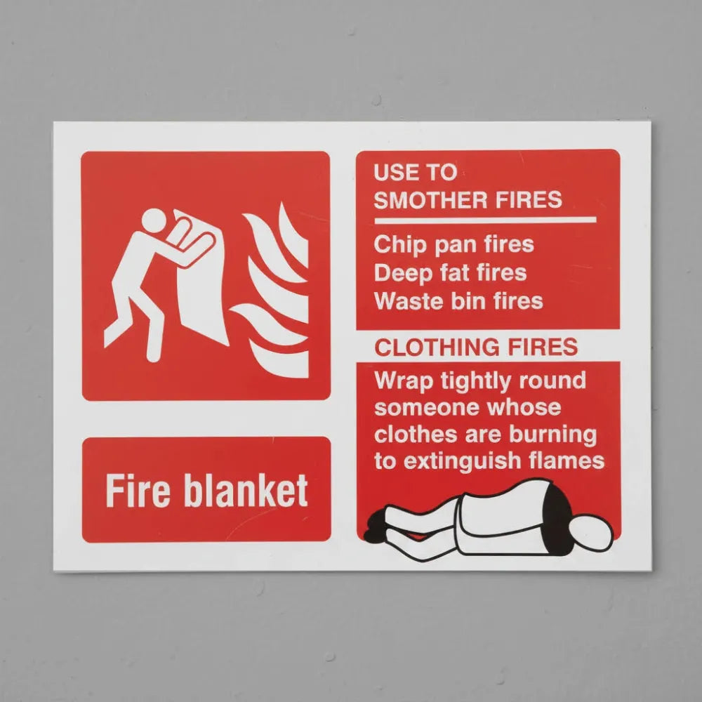 Fire blanket identification