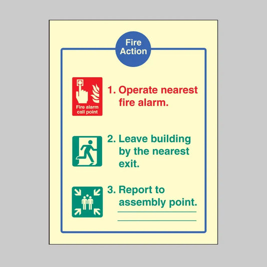 Fire action brigade dialled automatically