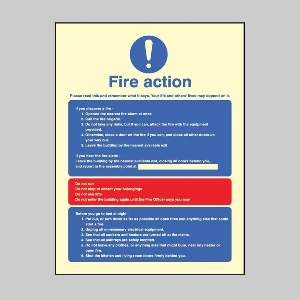 Fire action residential homes & multi-occupancy buildings - dial manually