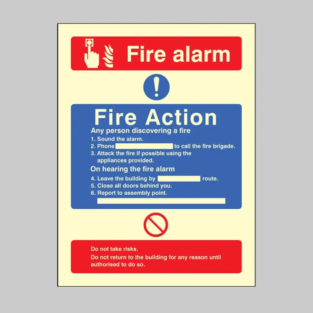 Fire action/call point without lift