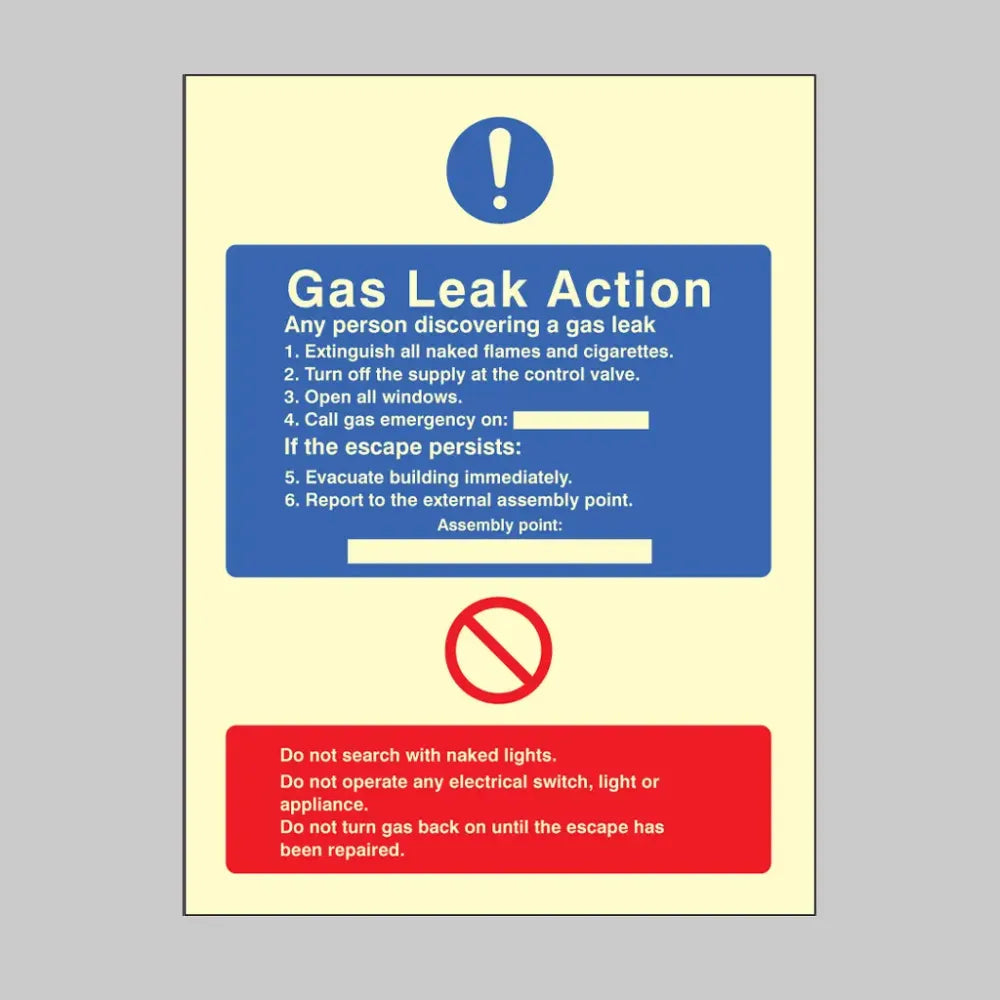Gas leak action